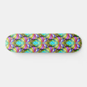 Skateboard Chouette Oracle noire et multicouleur (Horz)