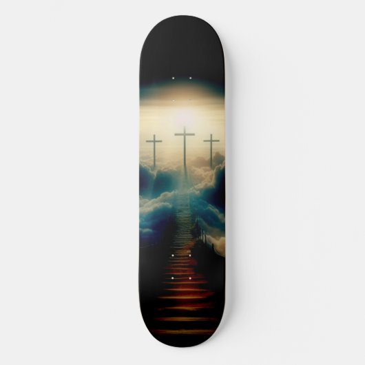 Skateboard chrétien Le chemin vers le ciel (Recto)