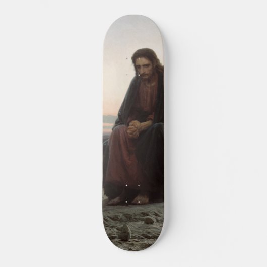 Skateboard Christ in the Wilderness (by Ivan Kramskoi) (Recto)