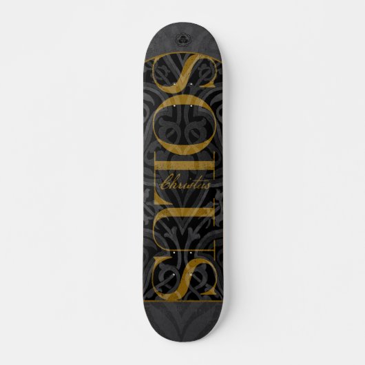 SKATEBOARD CHRISTIAN IN CHRIST ALONE SOLUS CHRISTUS (Devant)