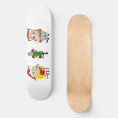 Skateboard Christmas Catgirls (Recto)