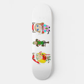 Skateboard Christmas Catgirls (Recto)