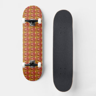 Skateboard Christmas Festival Lovely Embossed pattern design