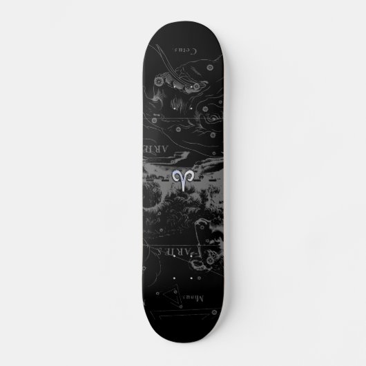 Skateboard Chrome comme Aries Symbole Zodiac sur Hevelius 169 (Recto)