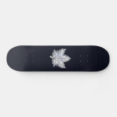 Skateboard Chrome comme la feuille d'érable en fibre de carbo (Horz)