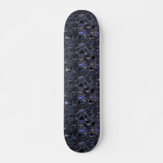 Skateboard Chrome crâne et os