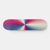 SKATEBOARD CHROME ROUGE, BLANC ET BLEU (Horz)