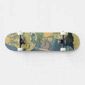 Skateboard Chutes d'Amida d'Hokusai Japon Cascade (Horz)