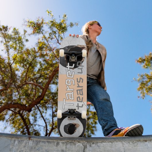 Skateboard cible déchirée (Extérieur 1)