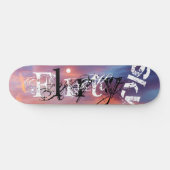 Skateboard ciel flirtant (Horz)