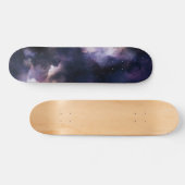 Skateboard Ciel nocturne de Galaxie cosmique pourpre (Horz)