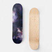 Skateboard Ciel nocturne de Galaxie cosmique pourpre (Recto)