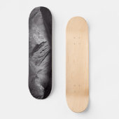 Skateboard ciel noir et blanc (Recto)