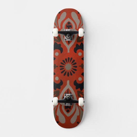 Skateboard Cinnabar Suzani II (Recto)