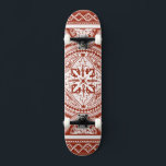 Skateboard Cinnabar Woodblock IV<br><div class="desc">Décorations pour la maison</div>