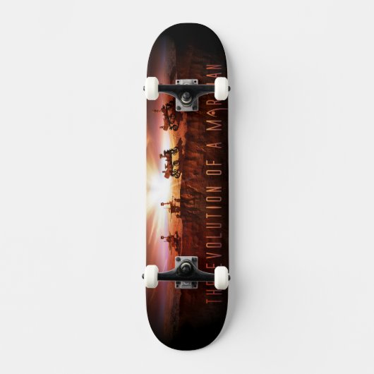Skateboard Cinq rovers Mars réussis (Recto)