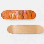Skateboard Cinquante nuances d'orange - Senbon Torii, Kyoto (Horz)