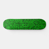 Skateboard Circuit Alien III - Noir sur vert (Horz)