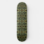 Skateboard Circular, Linear And Tapered Shapes Abstract Art (Recto)