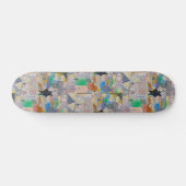 Skateboard Circuler sous une étoile noire (Horz)