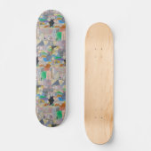 Skateboard Circuler sous une étoile noire (Recto)