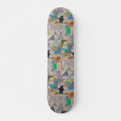 Skateboard Circuler sous une étoile noire (Devant)
