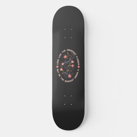 Skateboard Citation de Shakespeare - Lady Macbeth (Recto)