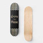 Skateboard Citation Motivationnelle Profitez du tour avec des (Recto)