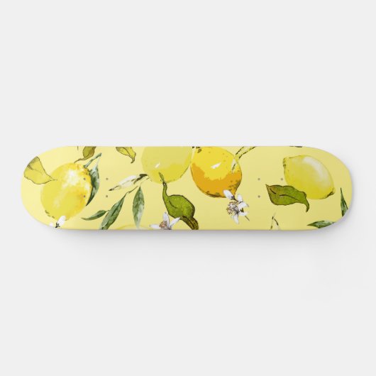Skateboard citrons aquarelle 15 (Horz)