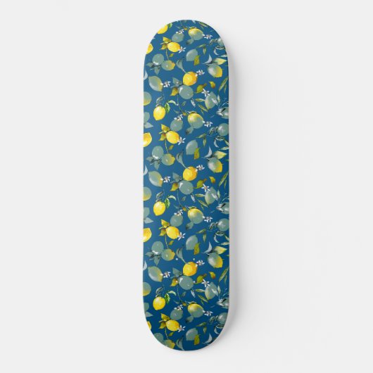 Skateboard citrons aquarelle 29 (Recto)