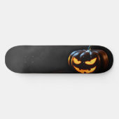 Skateboard Citrouille d'Halloween Jack-O-Lantern Éffrayant (Horz)