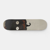 Skateboard Citrouille noir (Horz)