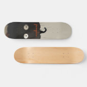 Skateboard Citrouille noir (Horz)