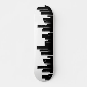 Skateboard cityscape