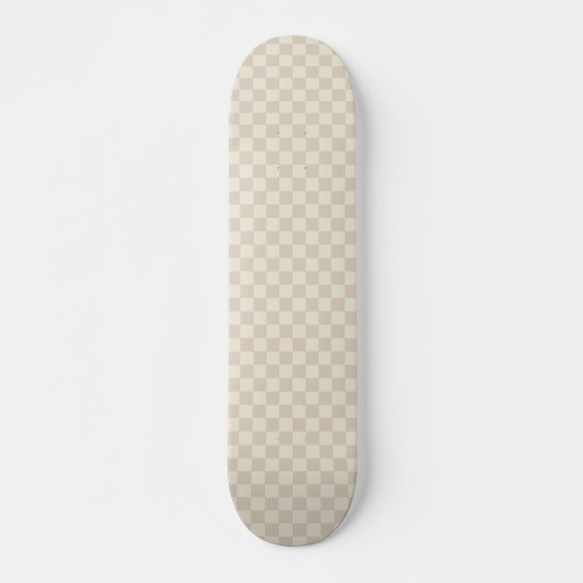 Skateboard Clair Brown et blanc cassé (Devant)