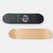 Skateboard Clan Abercrombie Tartan & Crest (Horz)