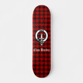 Skateboard Clan Brodie Crest Badge et Tartan (Devant)