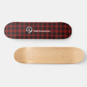 Skateboard Clan Cunningham Badge & Tartan (Horz)