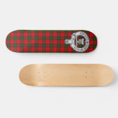 Skateboard Clan Donnachaidh (Robertson) Crest & Tartan (Horz)
