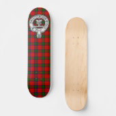 Skateboard Clan Donnachaidh (Robertson) Crest & Tartan (Recto)