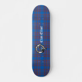 Skateboard Clan Elliot Crest Badge & Tartan (Devant)