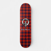 Skateboard Clan Fraser Crest Badge et Tartan (Devant)