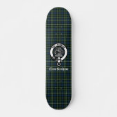 Skateboard Clan Graham Montrose Tartan & Crest (Devant)