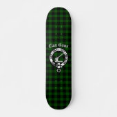 Skateboard Clan Gunn Crest Badge et Tartan (Devant)