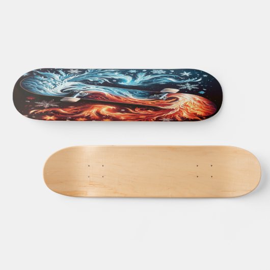 Skateboard "Clash élémentaire" (Horz)
