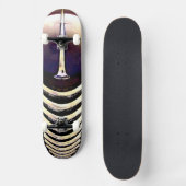 Skateboard Classic Car calandre Chrome. (Recto)