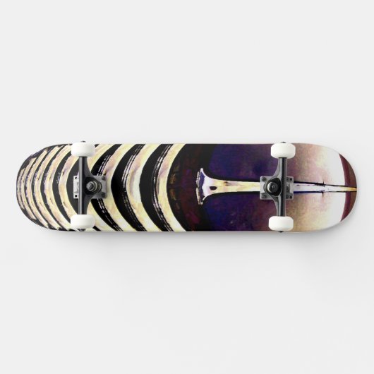 Skateboard Classic Car calandre Chrome. (Horz)