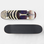 Skateboard Classic Car calandre Chrome. (Horz)