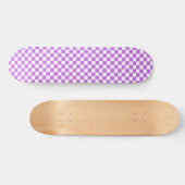 Skateboard Classic visual magenta checkerboard  (Horz)