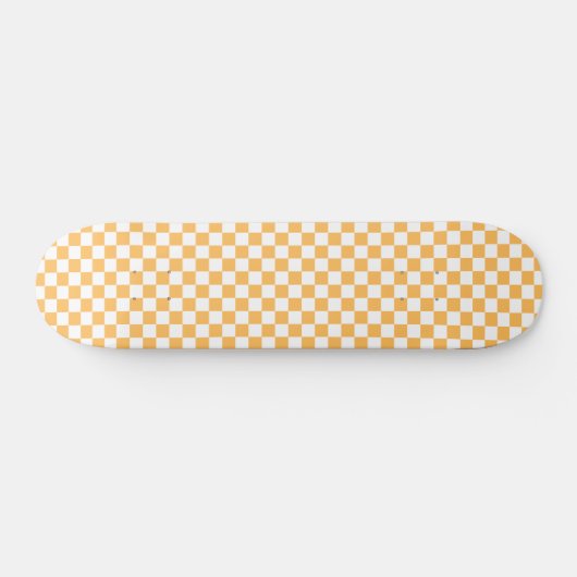 Skateboard Classic visual peach checkerboard  (Horz)